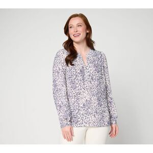 SUNNYLiFE Women's Top Sz S Make Your Grey Dusk- Textured Leopard A719250